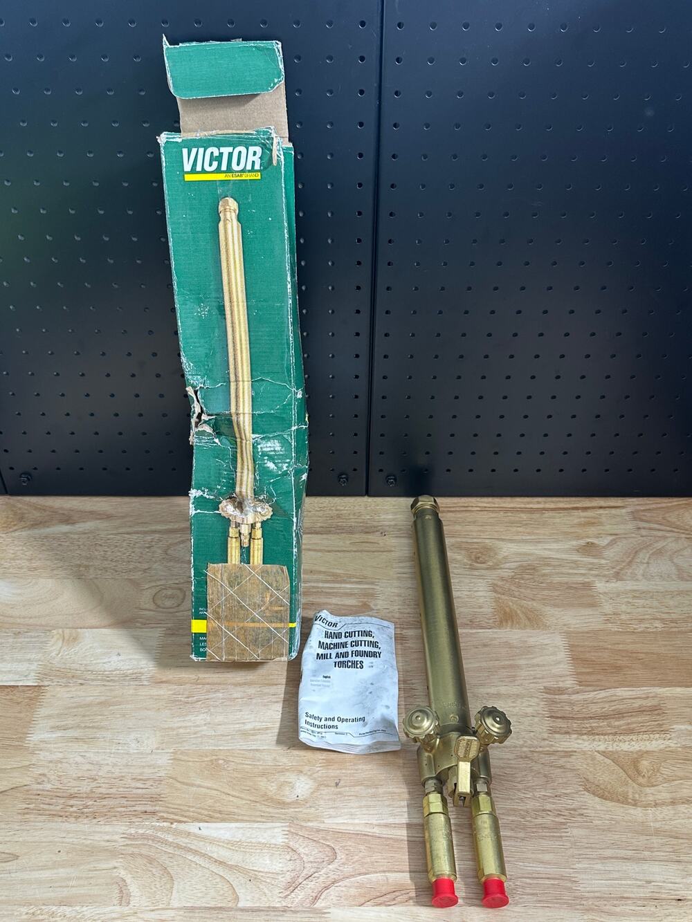 Victor MT210 Long Barrel Machine Cutting Torch READ